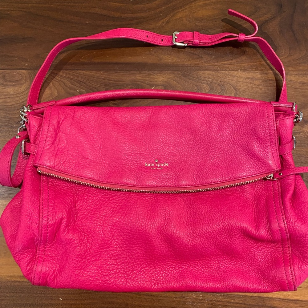 Kate Spade minka cobble hill purse in deeppink